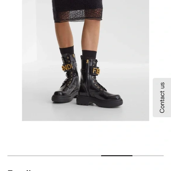 Fendi Black Combat/Moto Boot - BNIB! - Picture 2 of 16